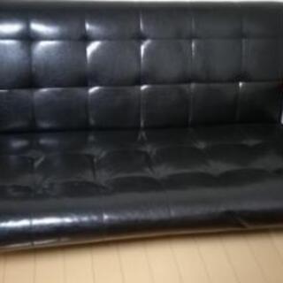 黒ソファー　１年半使用