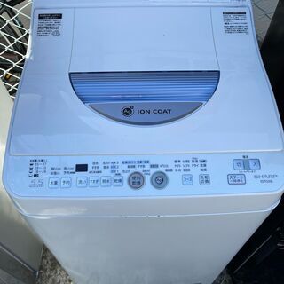 都内近郊無料で配送、設置いたします　2011年製　乾燥機能付き洗濯機　SHARP　5.5キロ　ES-TG55L-A　SH01 Amazon.co.jp: シャープ タテ型洗濯乾燥機 穴なし槽カビぎらい