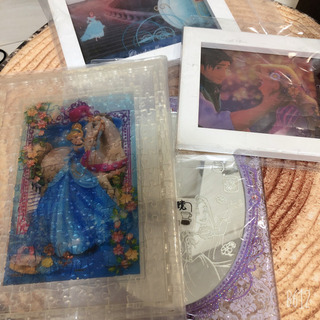 ディズニープリンセスパズル鏡セット Hi 防府の生活雑貨の中古あげます 譲ります ジモティーで不用品の処分