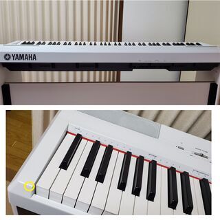 電子ピアノ / ヤマハ / YAMAHA P-115WH (ホワイト) / 美品