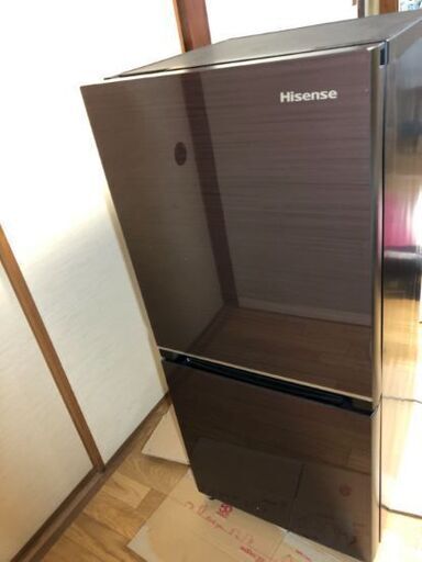 134l冷蔵庫 ダークブラウン ハイセンス　HR-G13B　2020/1購入