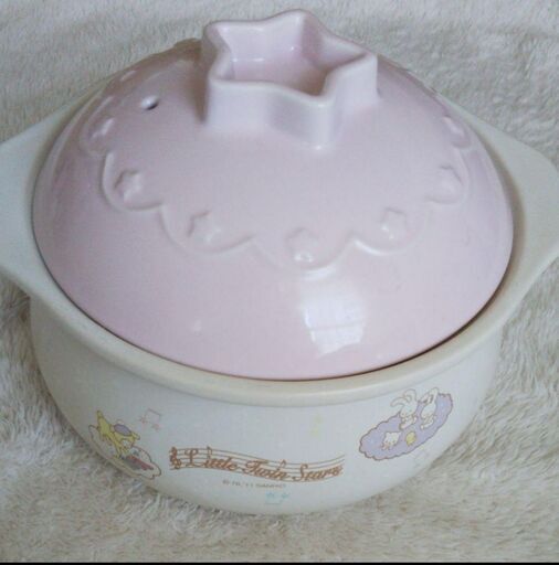 サンリオ　激レア　キキララ　土鍋　リトルツインスターズ　レトロ サンリオ 激レア キキララ 土鍋 リトルツインスターズ レトロ