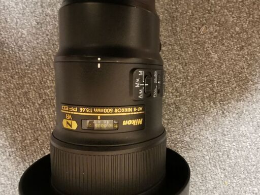 レンズ AF-S NIKKOR 500mm f/5.6E PF ED VR 182400円