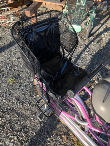 ミムゴ バンビーナ ピンク 三輪自転車 子供乗せ