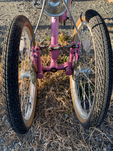 ミムゴ バンビーナ ピンク 三輪自転車 子供乗せ