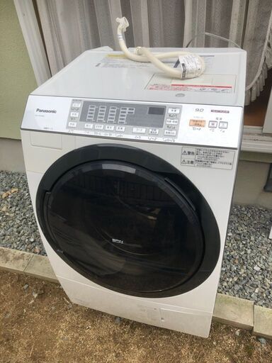 Panasonic ドラム式洗濯乾燥機 9kg 左開き クリスタルホワイト NA-VX3300L 2013年製