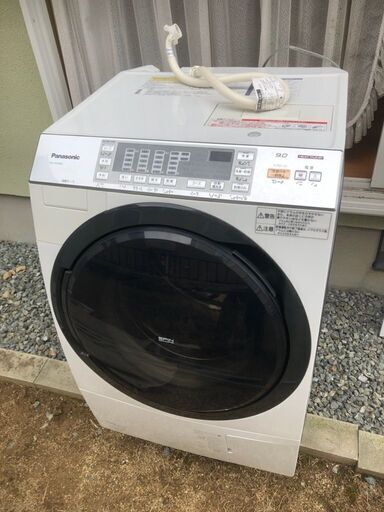 Panasonic ドラム式洗濯乾燥機 9kg 左開き クリスタルホワイト NA-VX3300L 2013年製 17100円