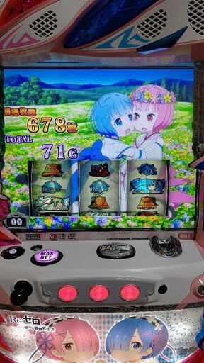 値下げします(≧ω≦)リゼロ実機コイン不要機付き