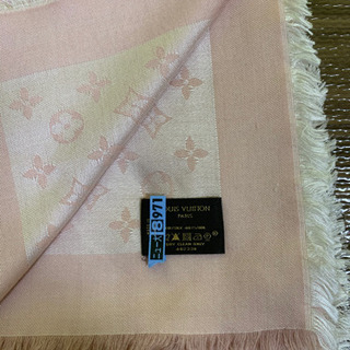 LOUIS VUITTON 　ストール　ショール モノグラム　デニム　ローズ