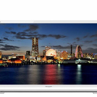 SHARP AQUOS ホワイト　32インチテレビ