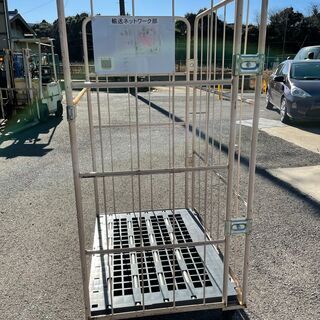 中古カゴ台車　W1100×D800×H1700mm　★在庫1台限り★　K032 中古カゴ台車 W1100×D800×H1700mm ☆在庫1台限り☆ K032