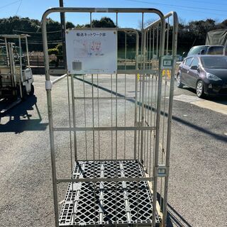 中古カゴ台車　W1100×D800×H1700mm　★在庫1台限り★　K033