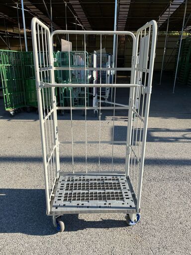 中古カゴ台車　W800×D600×H1700mm　★在庫2台限り★　K034
