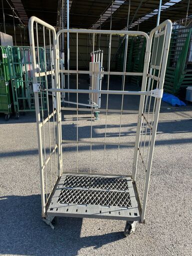 最終値下げ！中古カゴ台車　W850×D650×H1700mm　★在庫3台限り★　K036