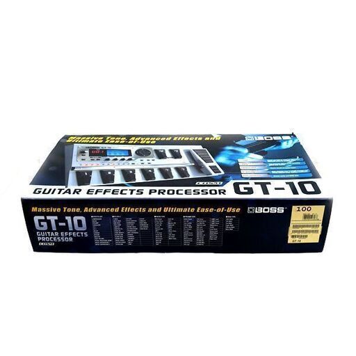 BOSS GT-10 GUITAR EFFECTS PROCESSOR マルチエフェクター 動作確認
