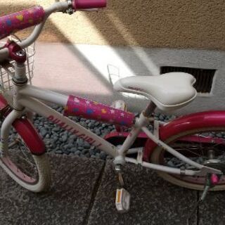 (あげます)女児★自転車★中古こまなし ０円