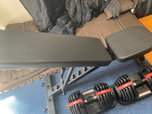 ダンベル24kg、ベンチ台