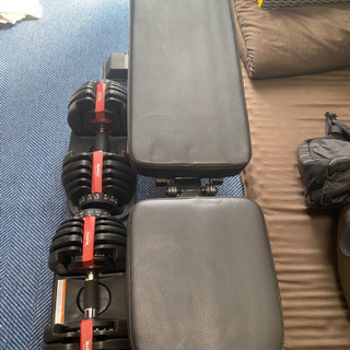 ダンベル24kg、ベンチ台