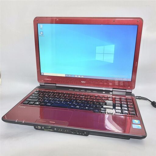 送料無料 レッド希少 新品SSD240GB 1台限定 ノートパソコン 中古良品 15.6型 NEC LL750CS6R Core i5 4GB Blu-ray 無線 Windows10 Office