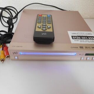 DVDプレーヤー　YTO-108CHD　リモコン付き　AVコード...