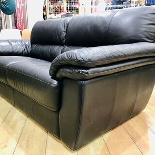 トレファク花小金井店】Leatherworld レザーワールド 3人掛けソファー 