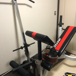 今日明日まで特別価格ベンチプレスフルセットその他用品付