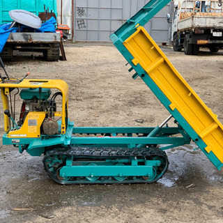 筑水キャニコムクローラ運搬車ダンプ　チビクロ　BFC501 最大積載量500kg 再塗装　作動品