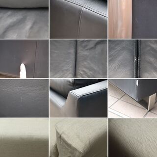 北欧デンマークのBoConcept(ボーコンセプト)のI.D.V.2 レザー 2シーターソファー/ブラックです。ゆったりと座れるワイドなデザインの2Pソファ。モダンでスタイリッシュなソファーです♪