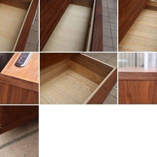 MASTERWAL(マスターウォール)の使い勝手を凝縮したKP(ケーピー) チェスト/150です。天板にはコンセントがあり、収納力もあるシンプルでモダンなウォールナット材を使用した洋タンスです♪