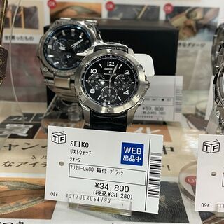 セイコー　腕時計　7J21-0AC0  箱付