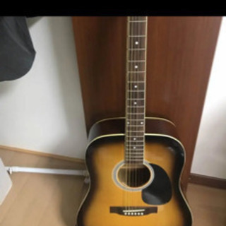 【ネット決済】中古　アコースティックギター　カポ付き