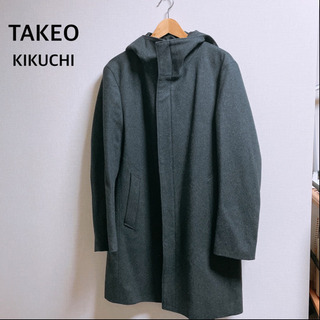 【ネット決済】メンズ　コート　TAKEO KIKUCHI サイズL