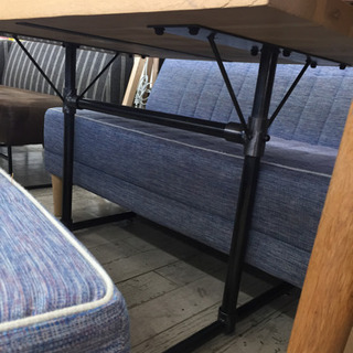 2/19 【ソファだけでも可愛い😍】定価¥69,800  背もたれ付きのソファダイニングセット 生地も色あいも、お部屋に合わせやすく明るく仕上げます🏠☀️