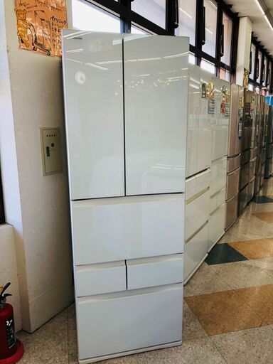 値下げ！！TOSHIBA(東芝) 定価￥159.800  426Lファミリー冷蔵庫 FDシリーズ クリアシェルホワイト 2017年 GR-K460FD