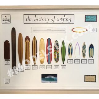 "History of Surfing" 中古サーフボードから作...