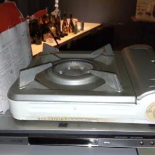 （24日水曜日取引限定　半額）1人暮らしに　冷蔵庫、レンジ、DVDプレーヤー、カセットコンロ　