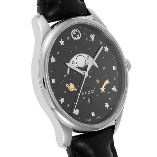 グッチ GUCCI 腕時計 メンズ YA126327 クォーツ ブラック