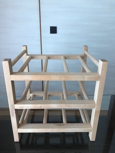 Ikea Huttenワインラック差し上げます サーシャ 浜寺公園の収納家具 食器棚 キッチン収納 の中古あげます 譲ります ジモティーで不用品の処分