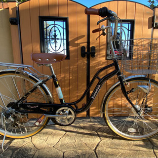 24型 外装6段変速 自転車 美品 屋内保管