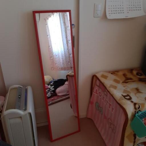 赤い 全身鏡 姿見 ミラー  受渡し予定者さま決まりました！\n