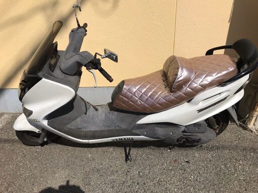 マジェスティ125 FI 白 実動 下取り車 シート張替え済み