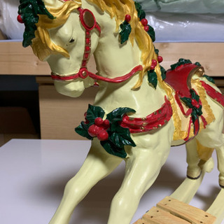 馬の置物（黄色）