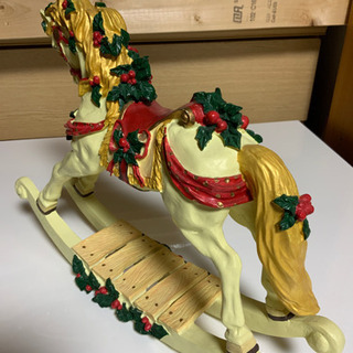 馬の置物（黄色）