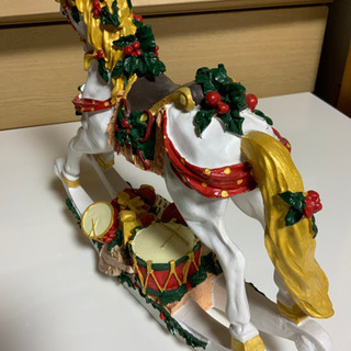 馬の置物（白）
