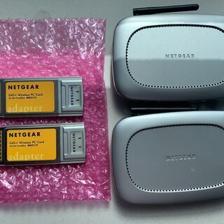 【ジャンク品】NETGEAR　無線ルーター、PCカード