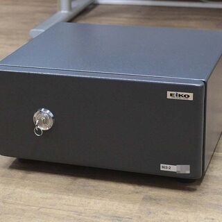 Y)北大前! 札幌 引取 EIKO/エーコー BES-2 シリンダー式 耐火金庫 8.3L