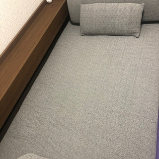 ニトリベッドソファ ミドルブラウン