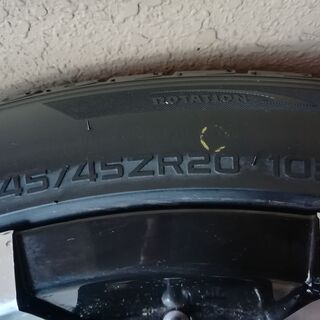 【CHANEL】美品 シャネル ツイードスーツ トリミング グリポアボタンレア-SUV用ホイール(クエルボ8/中古20インチ、5穴、114.3、ET45)＋タイヤ(ハンコックVENTUS V12 evo2 245/45ZR20/]無使用品)4本セット