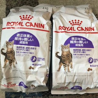【ネット決済】ロイヤルカナン　適正体重の維持が難しい成猫用　４キ...