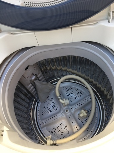 SHARP シャープ 全自動洗濯機 穴なし槽 2016 5.5Kg グレー ES-GE55R